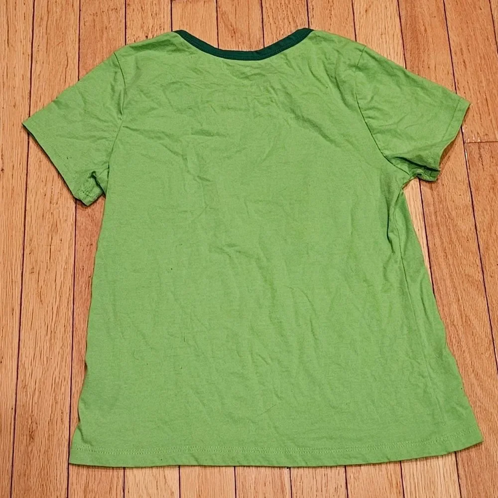 Way To Celebrate St. Patricks Day “Luck Favors The Kind” Green T Shirt Sz 14/16